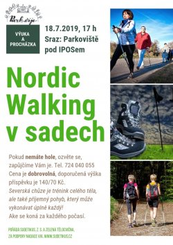 Park žije! Procházka Nordic Walking